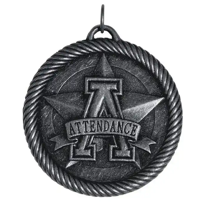Professional Grade PDU & CAT Multi-Level Dovetail/Attendance Value Medal, 2 Inches, Solid Die Cast, Bronze